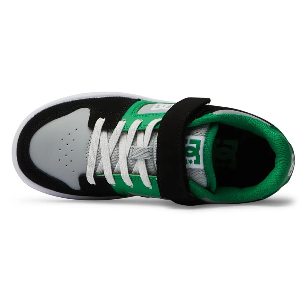 DC Youth Manteca 4 V Shoes - Black/Kelly Green