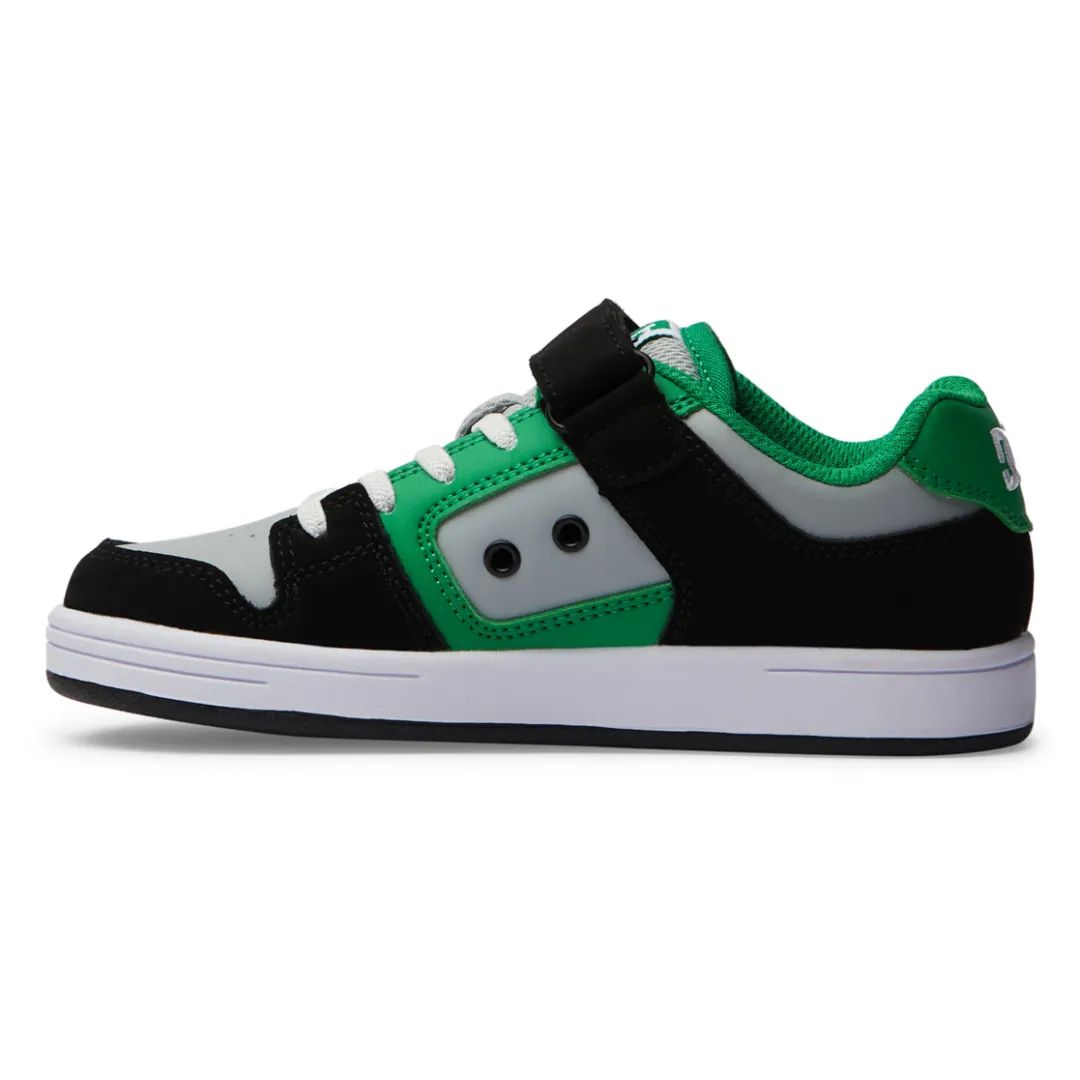 DC Youth Manteca 4 V Shoes - Black/Kelly Green
