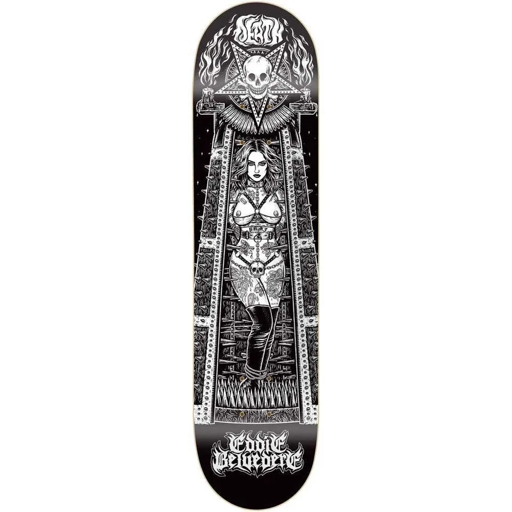 Death Skateboards Eddie Belvedere Maiden Skateboard Deck 8.75"