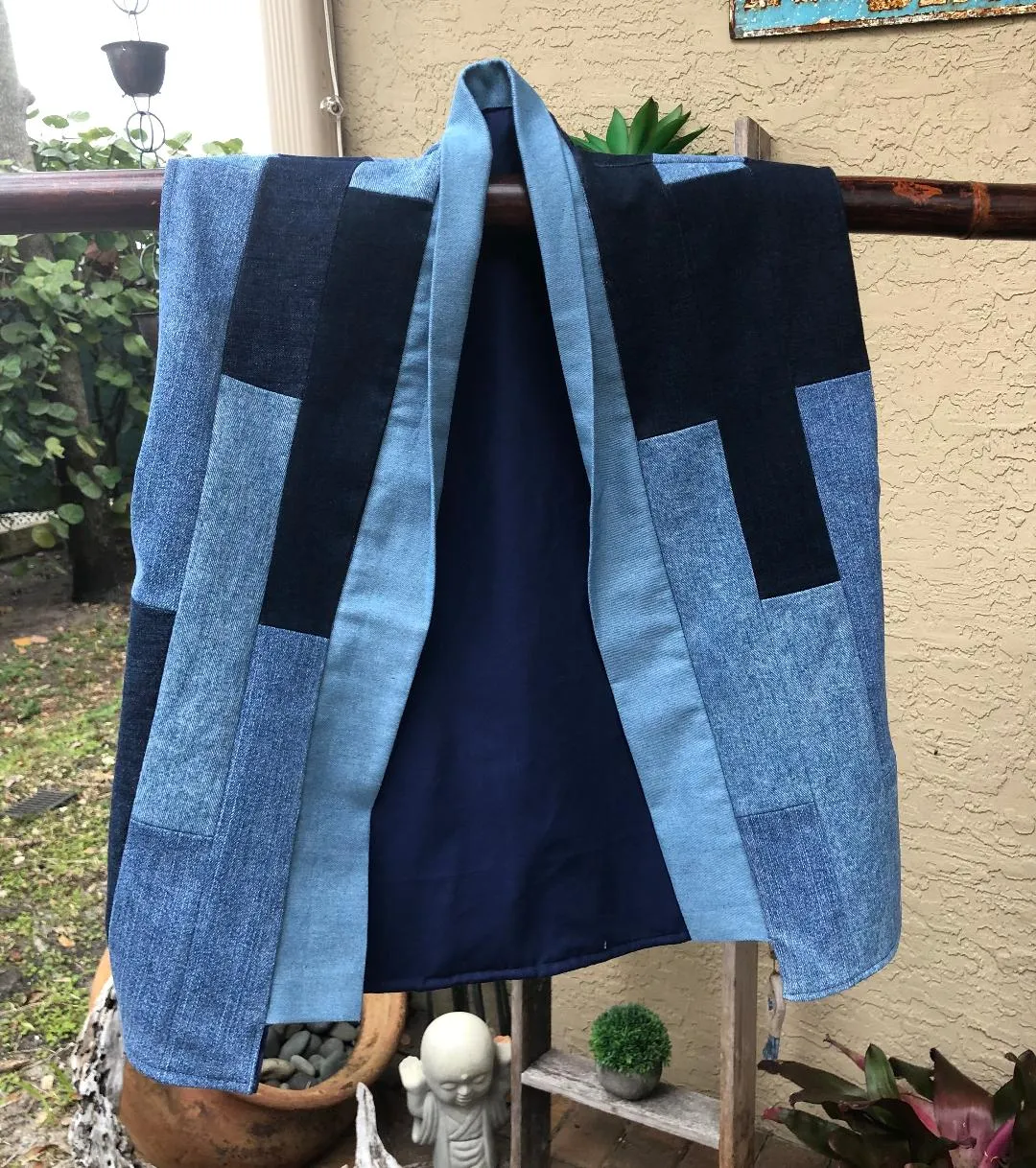 Denim Upcycled Vest.