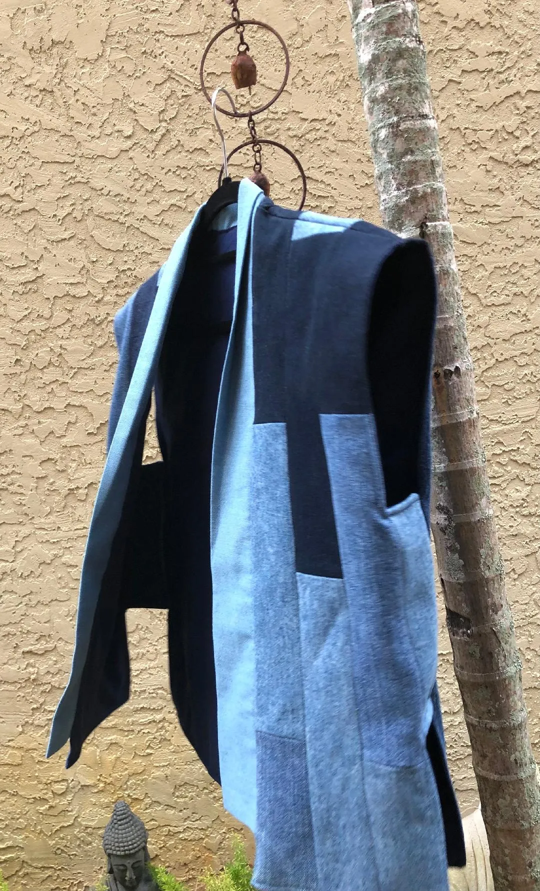 Denim Upcycled Vest.