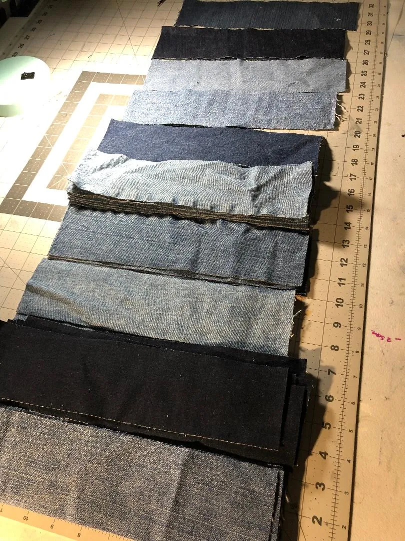 Denim Upcycled Vest.