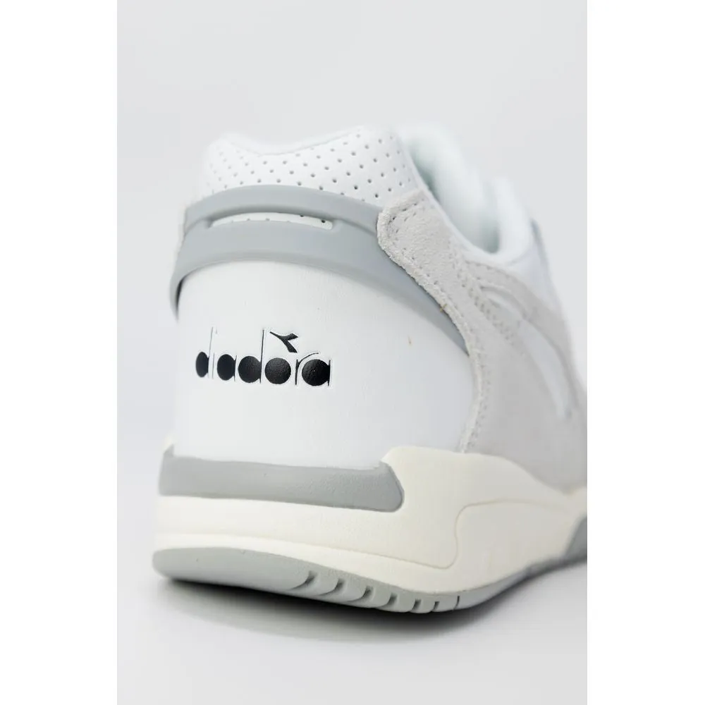 Diadora White Artificial Leather Sneaker