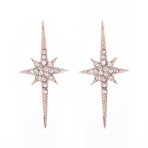 Diamond Gemstone Earrings pendant fashion charm Bracelet Handmade Mother's Day Gift 1.4*3.2cm star 20pcs 10177850