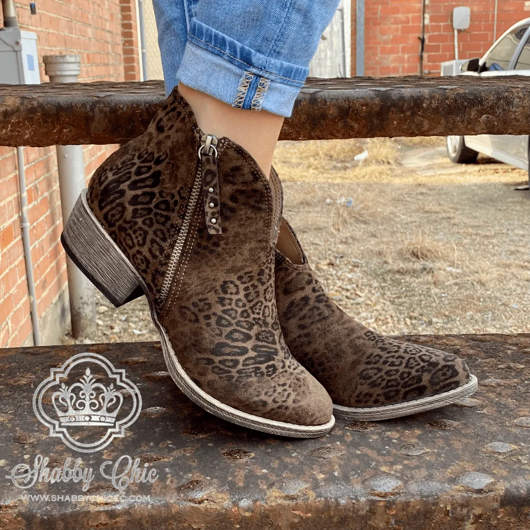 Divine Gypsy Jazz Booties - Taupe