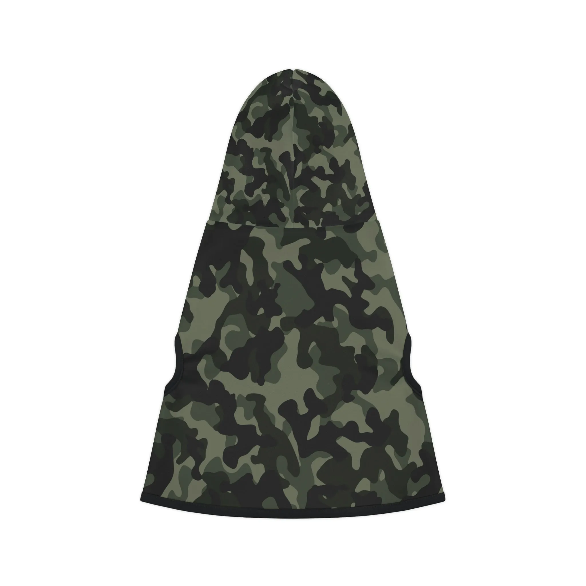 Dog Hoodie Sweater, Camouflage Dark Green - Comfortable Dog Clothes