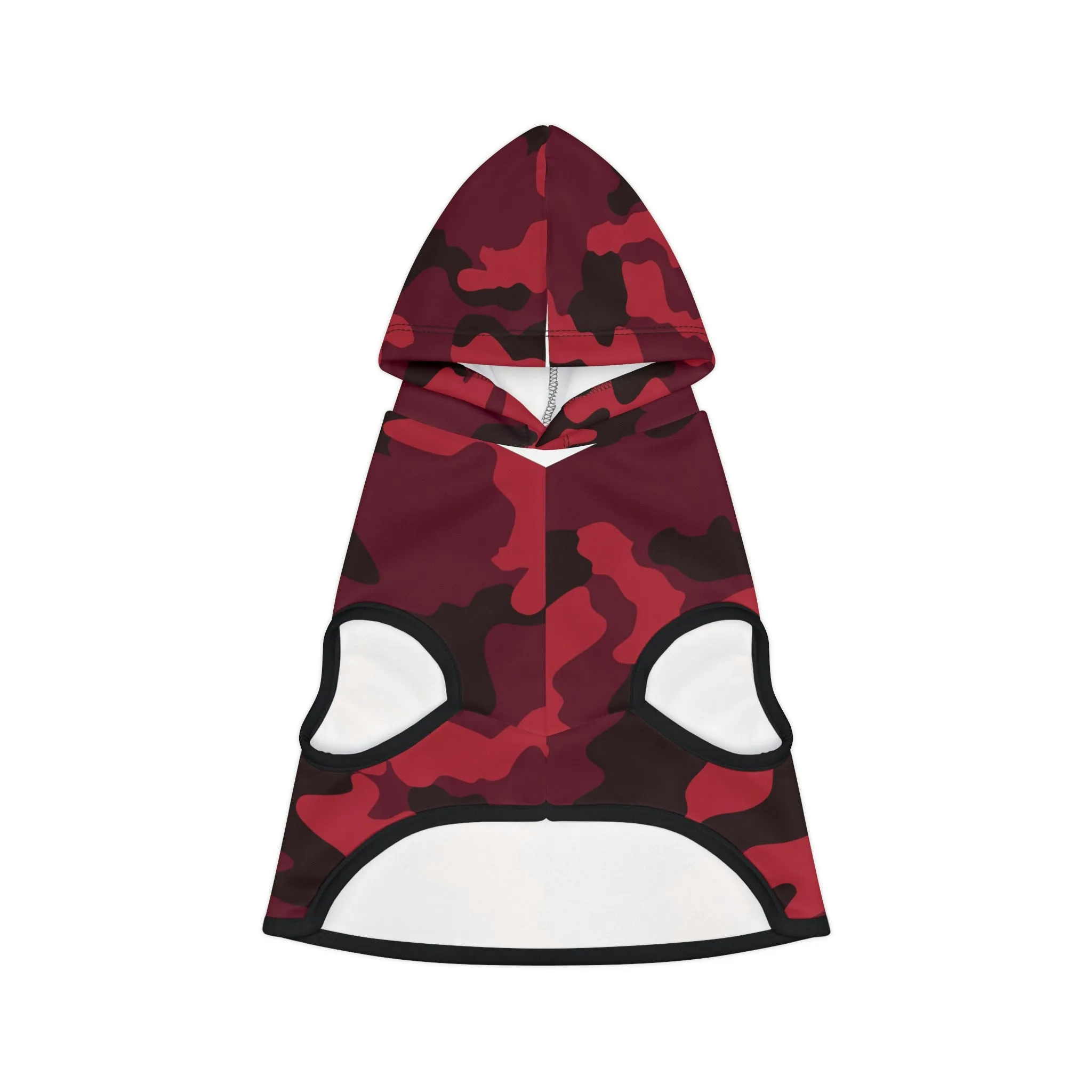 Dog Hoodie Sweater, Camouflage Red - Comfortable Dog Clothes