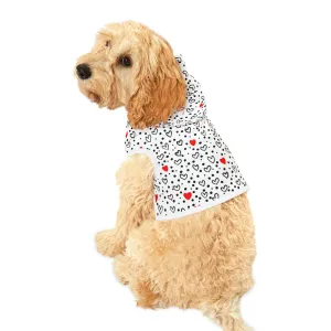 Dog Hoodie Sweater, Lovely Hearts - Comfortable Dog Clothes