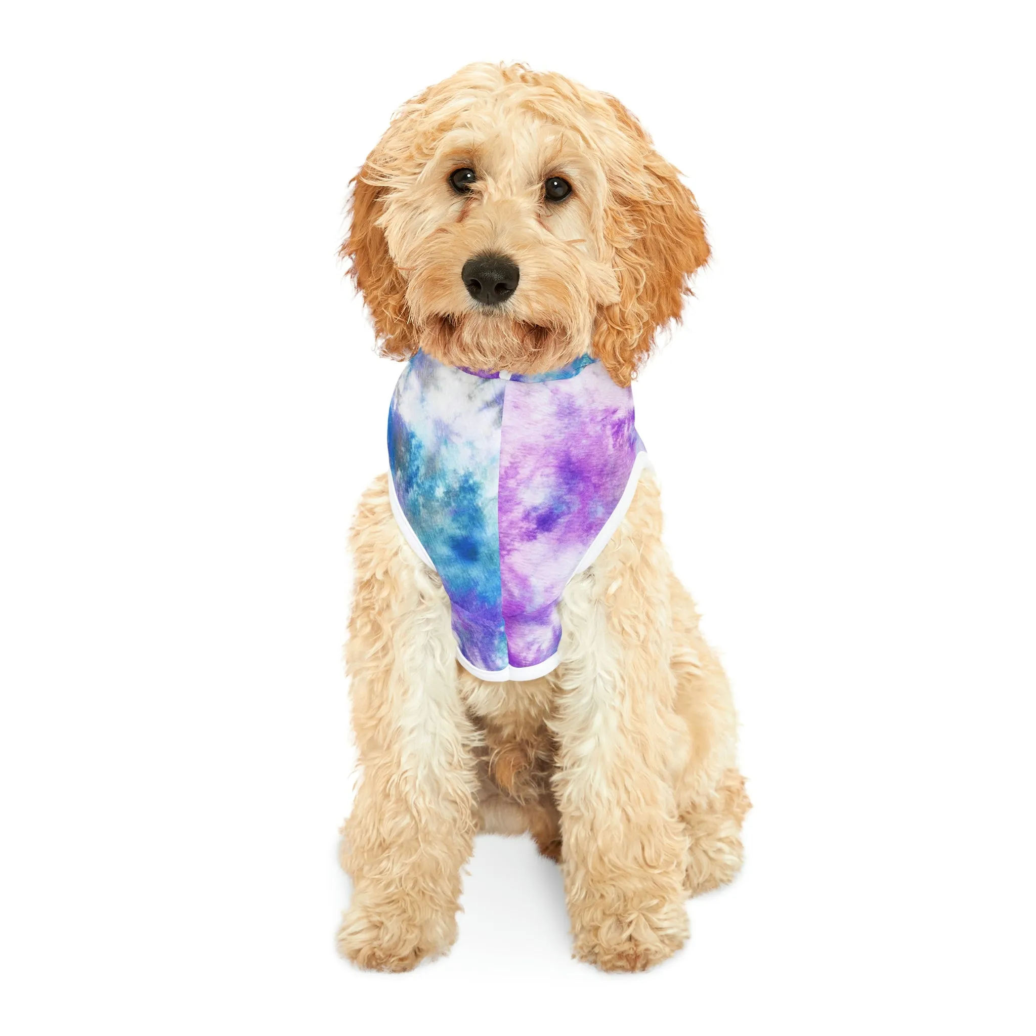 Dog Hoodie Sweater, Tie Dye Purple - Comfortable Dog Clothes