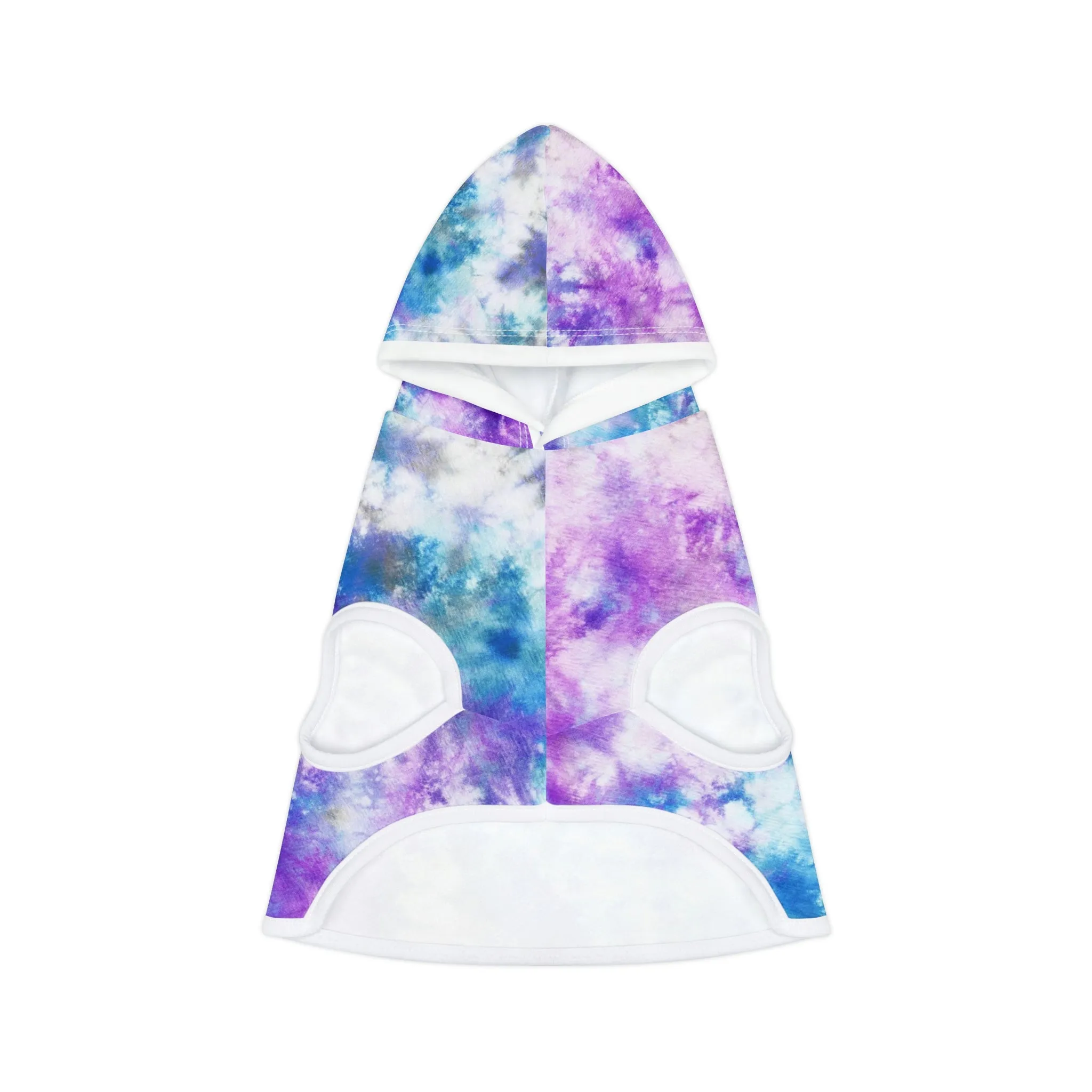 Dog Hoodie Sweater, Tie Dye Purple - Comfortable Dog Clothes