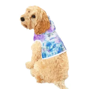 Dog Hoodie Sweater, Tie Dye Purple - Comfortable Dog Clothes