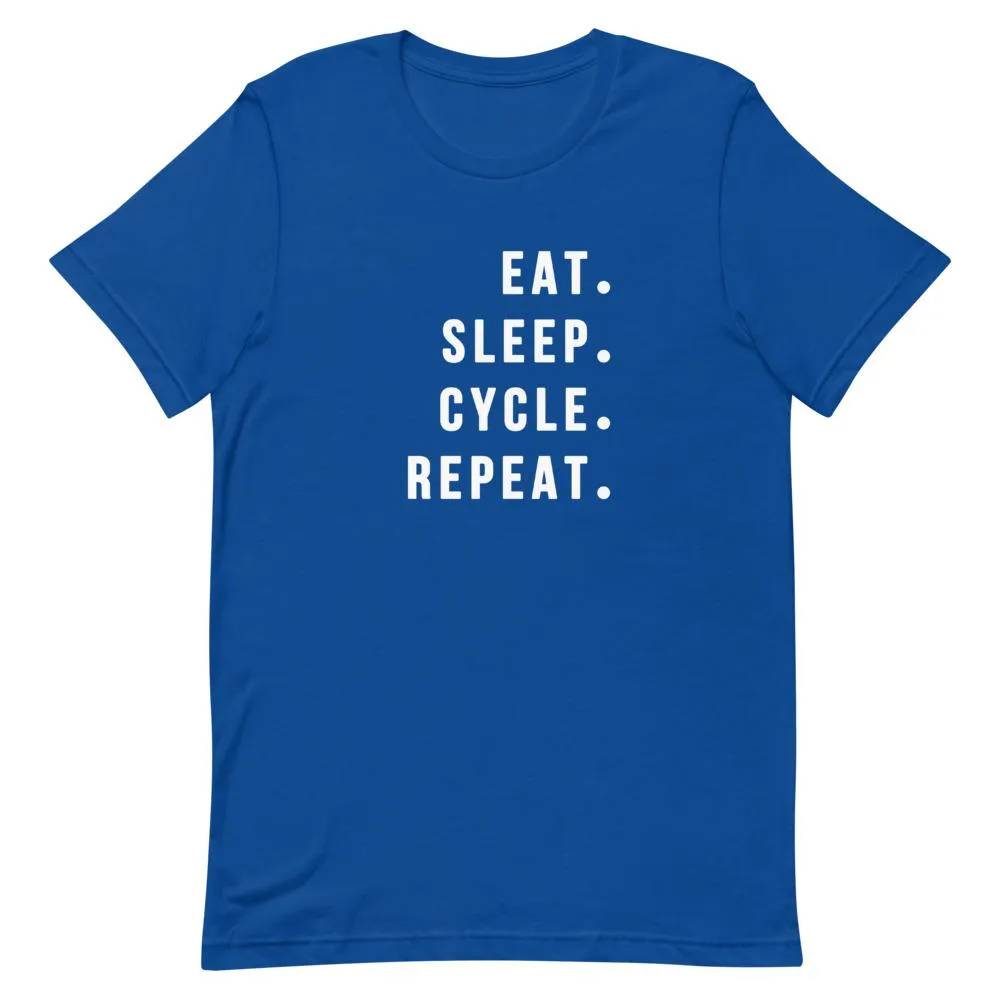 Eat Sleep Cycle Repeat Shirt