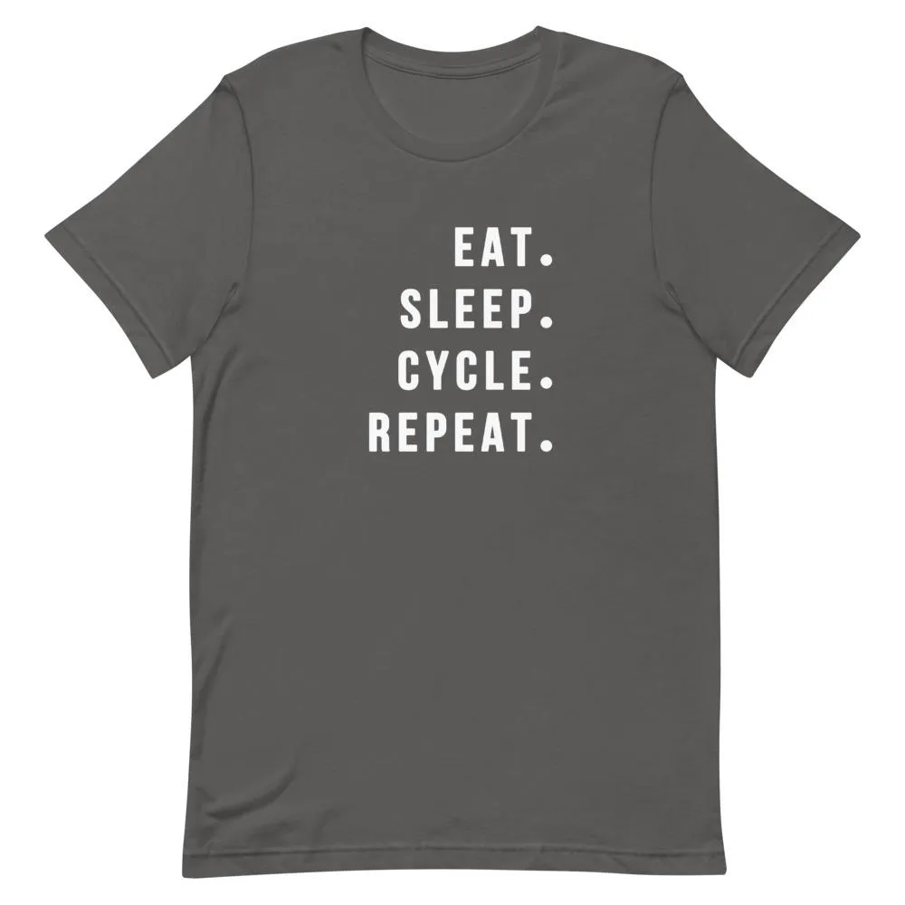 Eat Sleep Cycle Repeat Shirt