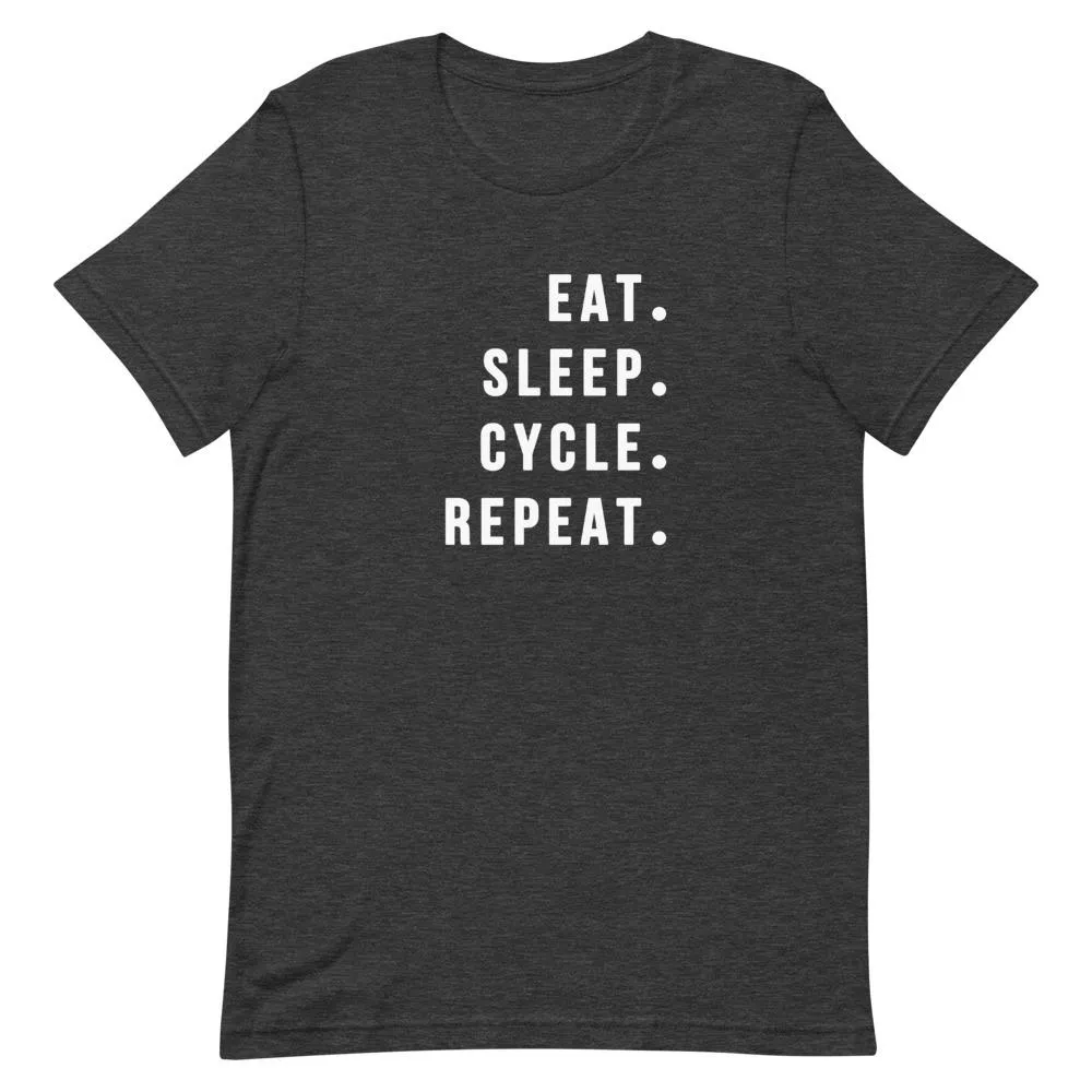 Eat Sleep Cycle Repeat Shirt