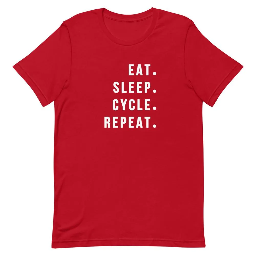 Eat Sleep Cycle Repeat Shirt