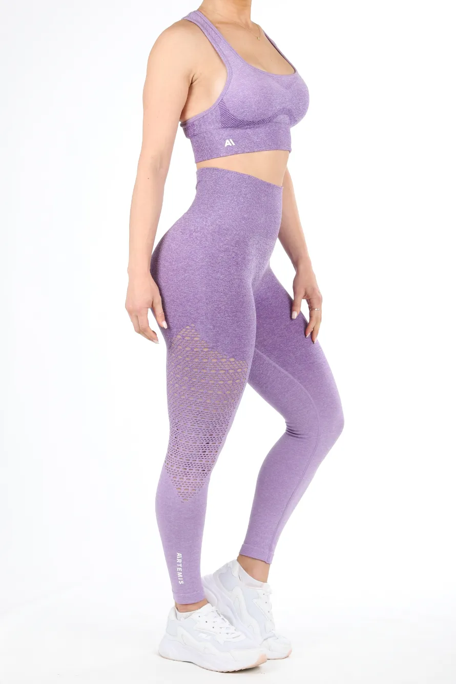 Ella Ombre Sports Bra Purple