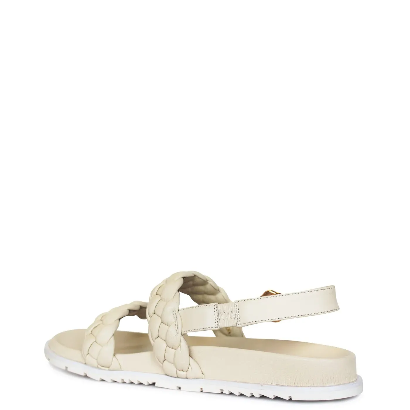 Ella Sandal | Stone Calf