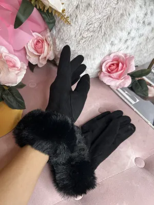 Ženske rukavice Fashion Puf