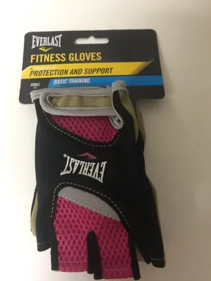EVERLAST FITNESS GLOVE BLACK PINK