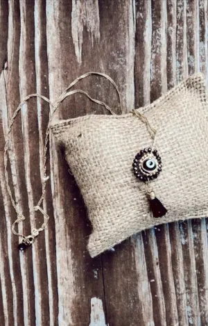 Evil Eye 18k gold plated Necklace