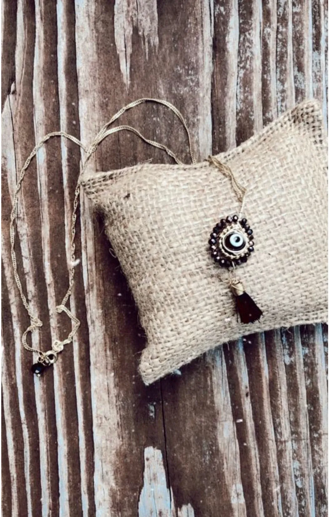 Evil Eye 18k gold plated Necklace