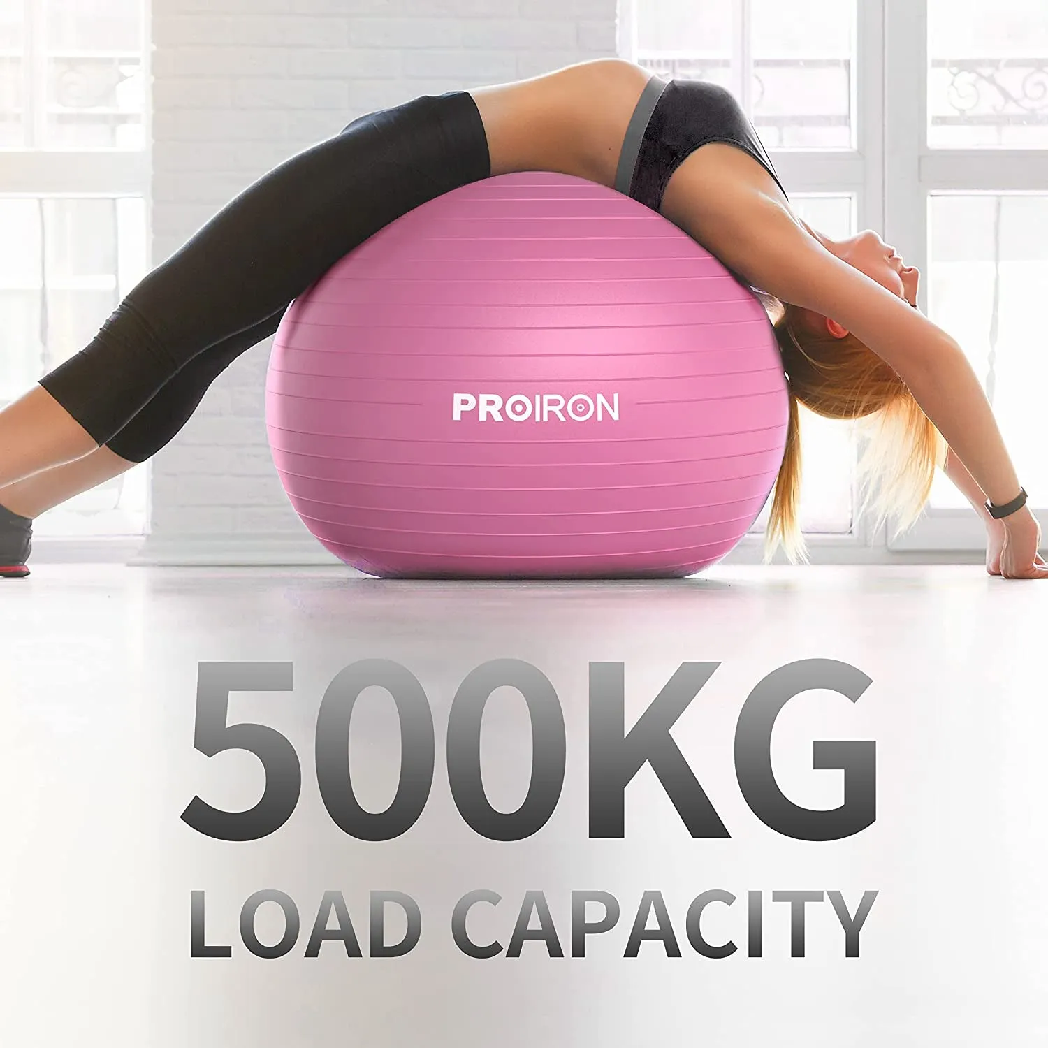 Exercise Ball - Anti-Burst Yoga Ball with Quick Pump 65 CM