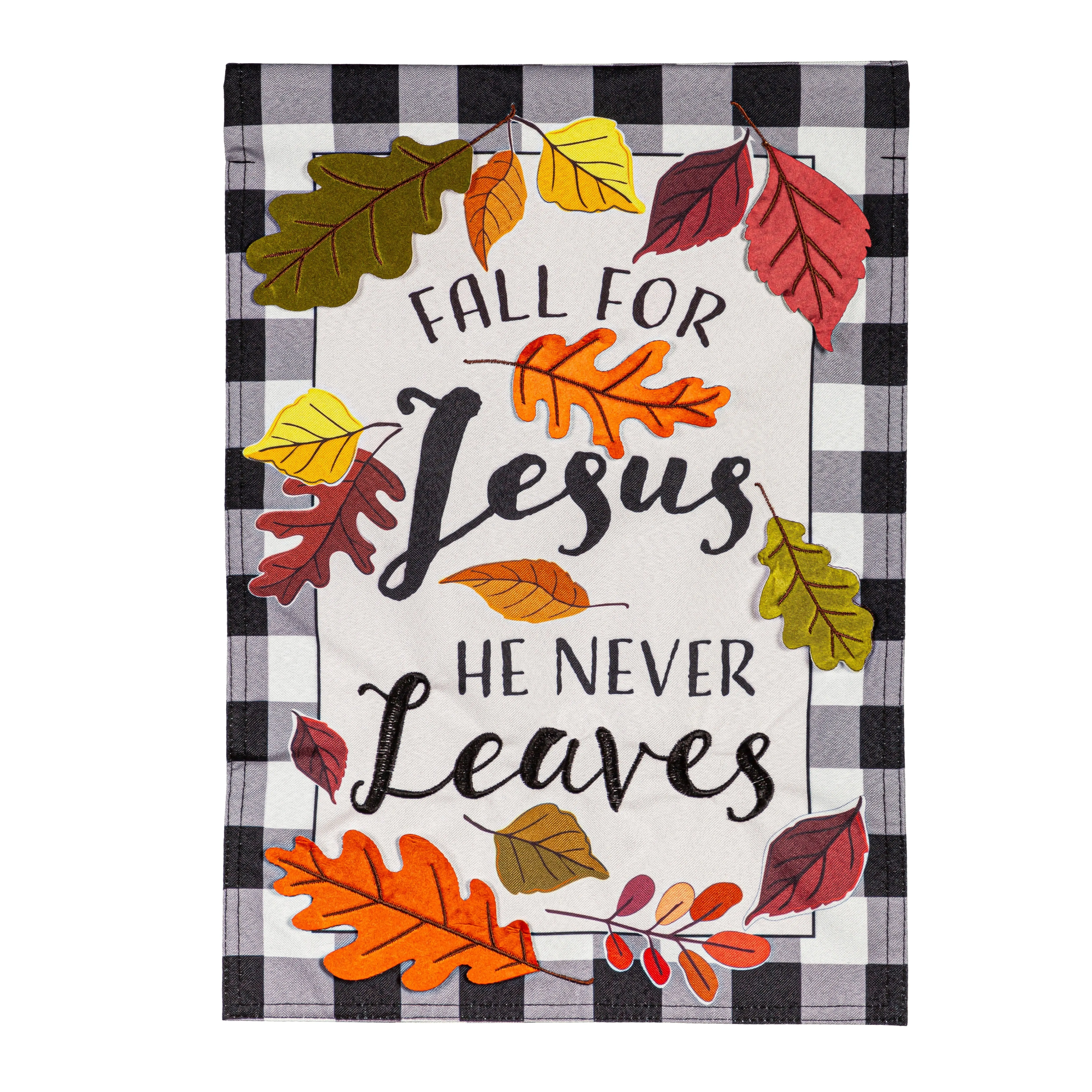 Fall for Jesus Garden Linen Flag,14l11074