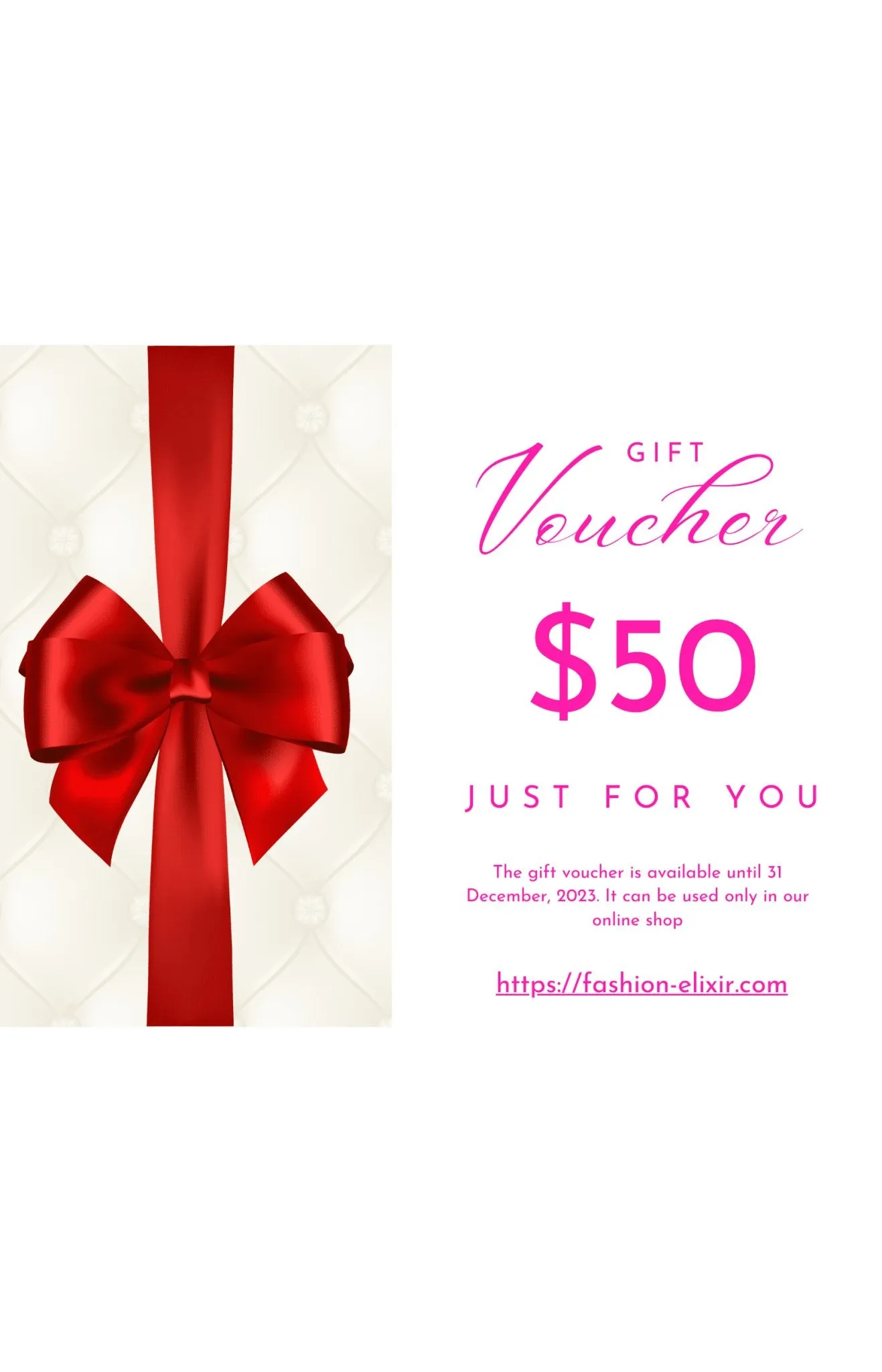 Fashion Elixir Gift Card