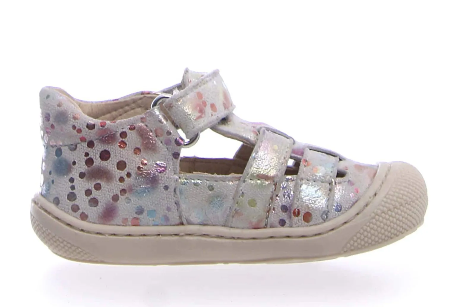 *FINAL SALE* Bede - Rainbow White Suede