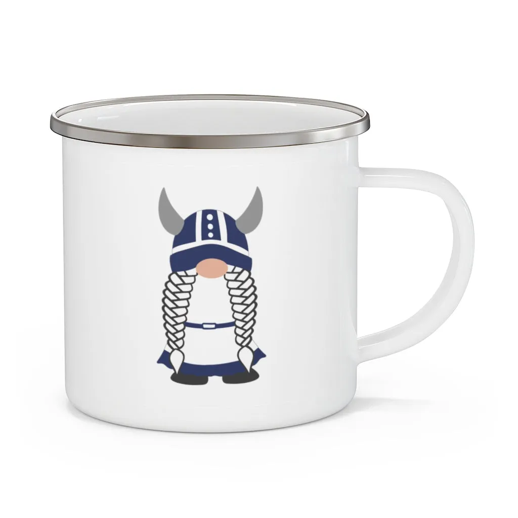 Finnish Viking Girl Gnome Camping Mug