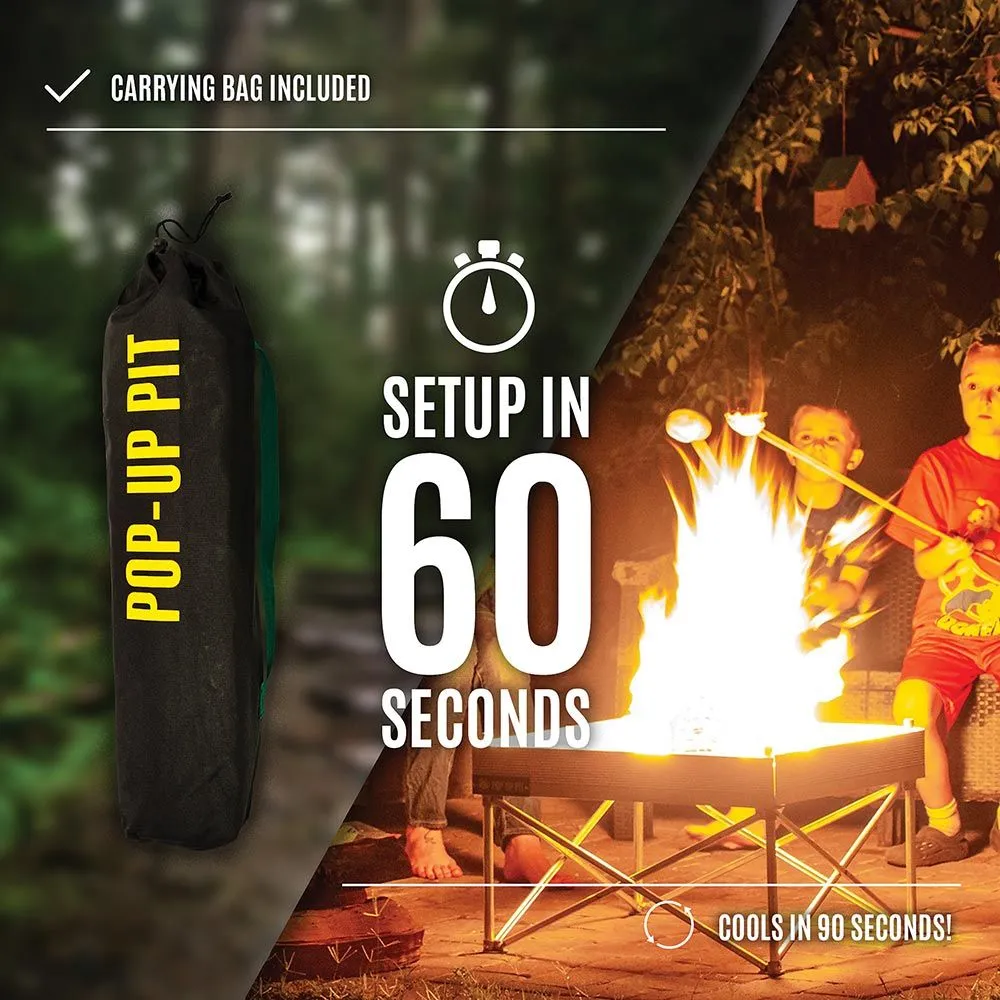 Fireside Outdoor Pop-Up Pit