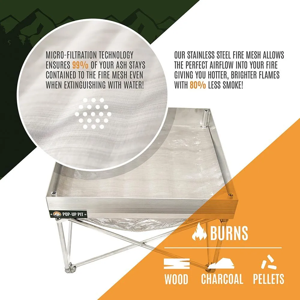 Fireside Outdoor Pop-Up Pit