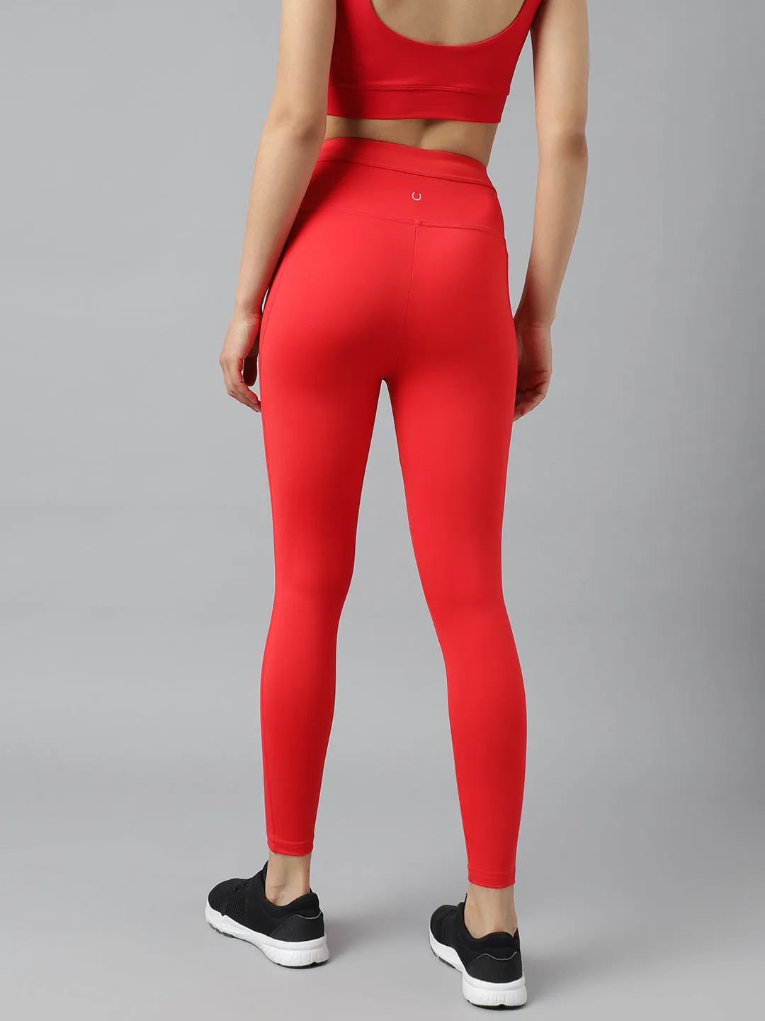 Fitkin Women's high waist front zipper training tights