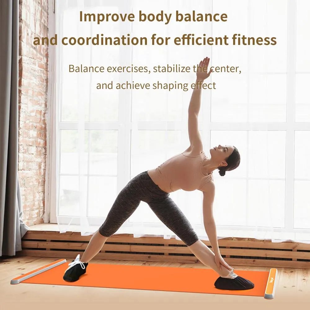 Fitness Board Slide Mat Home Gym Exercise 180x50cm