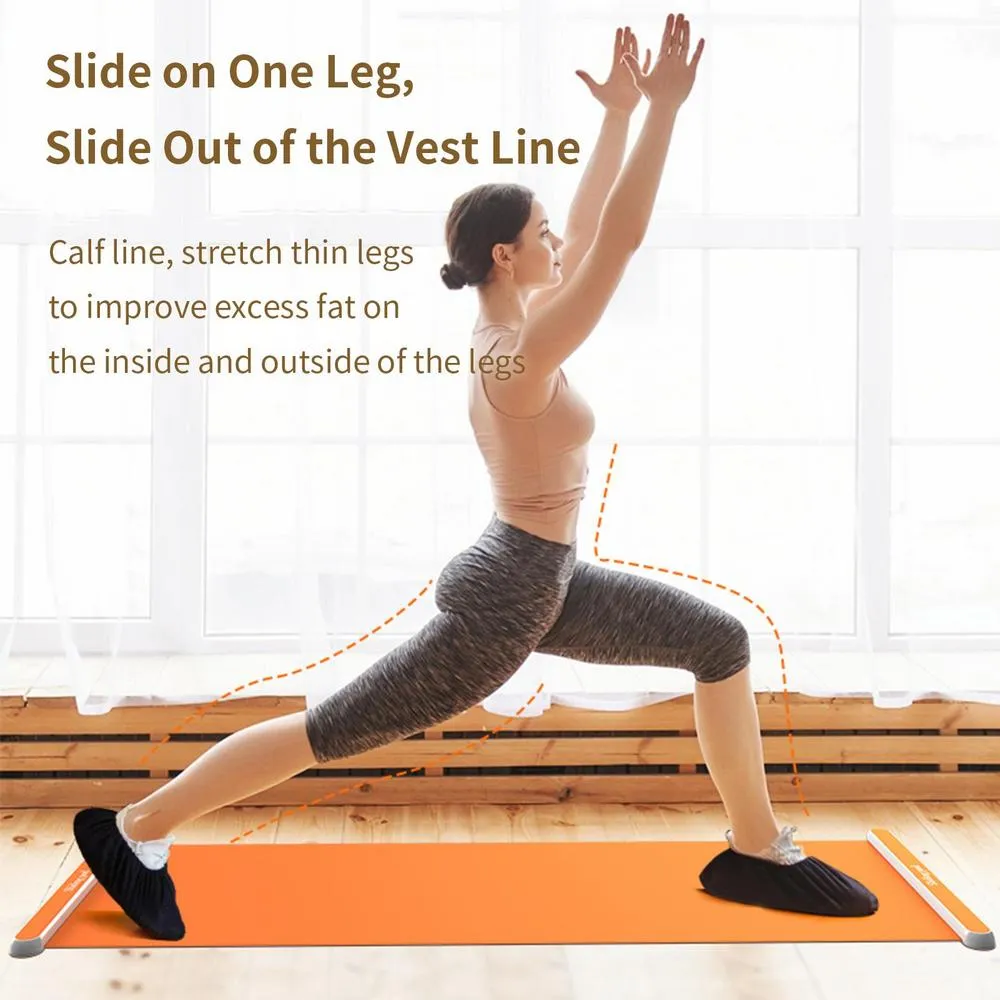 Fitness Board Slide Mat Home Gym Exercise 180x50cm
