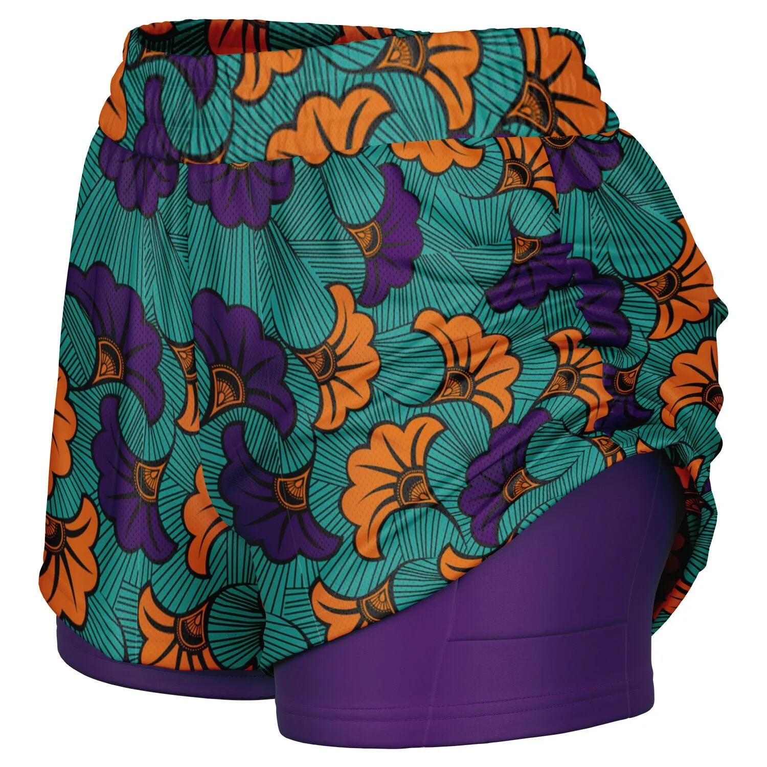 Fleurs de Mariage Women's 2-in-1 Shorts