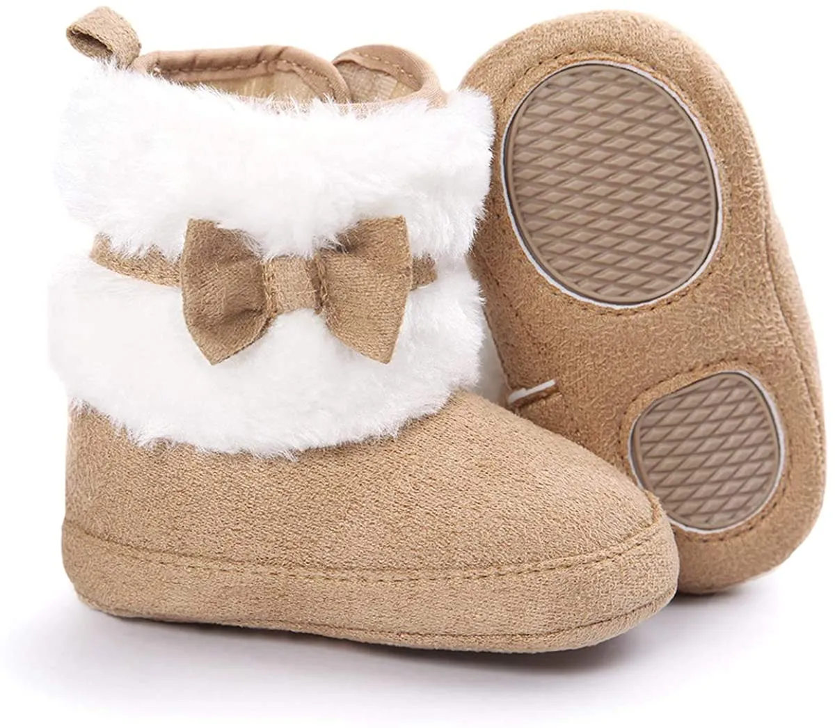 Fur With Bow -  Winter Boots
