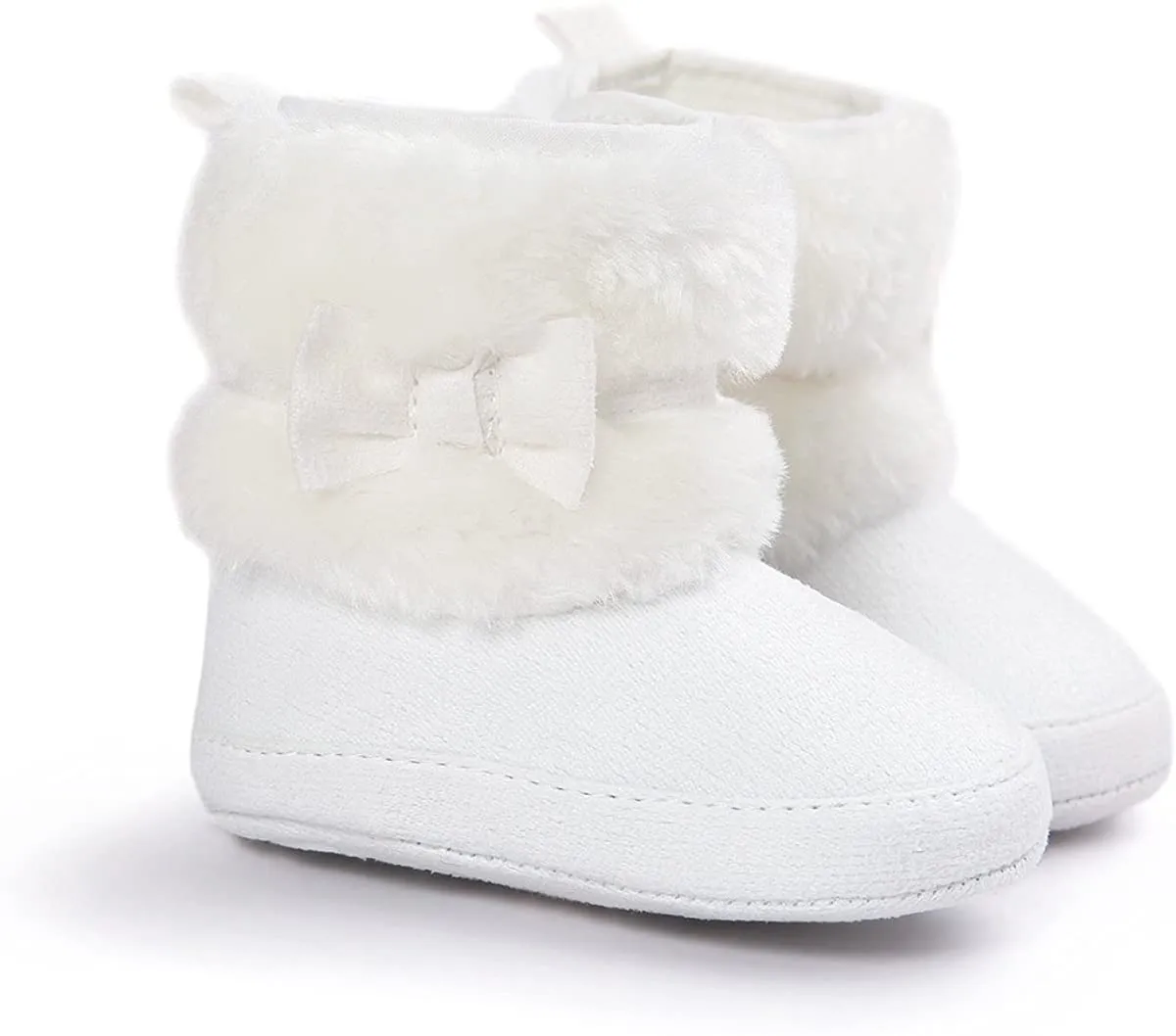 Fur With Bow -  Winter Boots