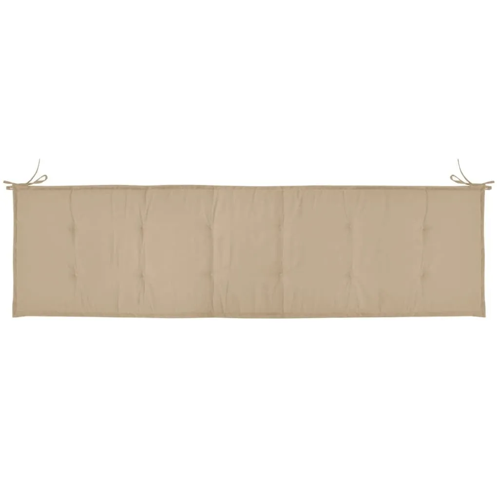 Garden Bench Cushion Beige 70.9"x19.7"x1.2"