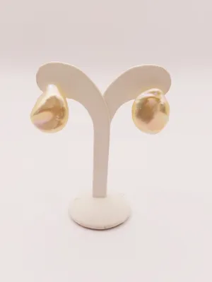 Golden Baroque Earring