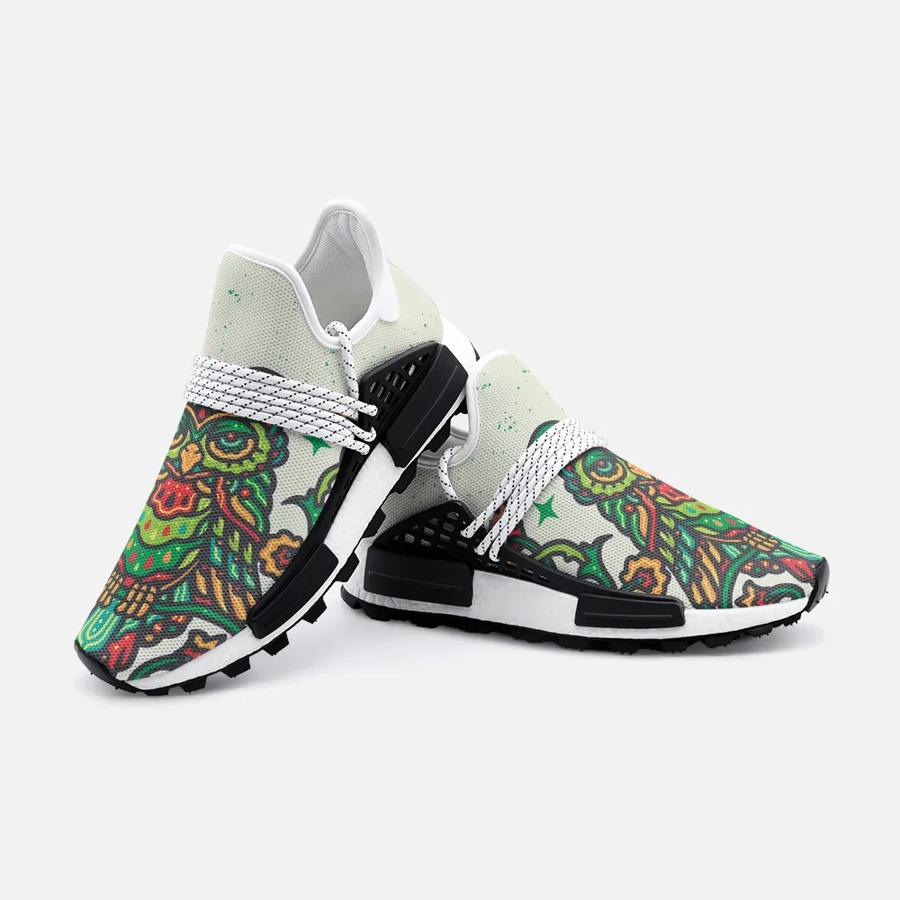Green Owl Unisex Lightweight Custom shoes