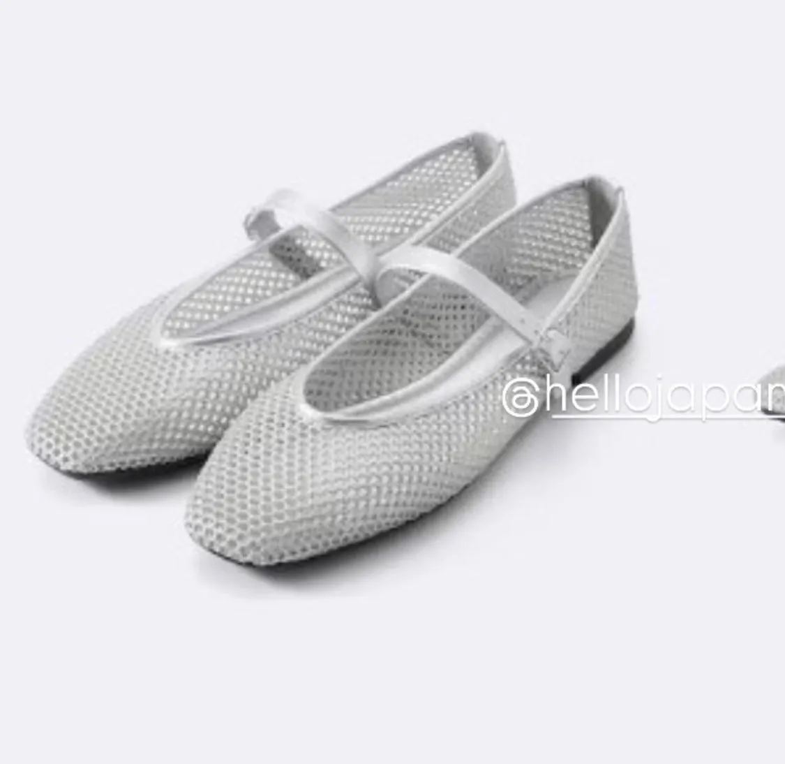 GU Mesh Mary Jane Shoes