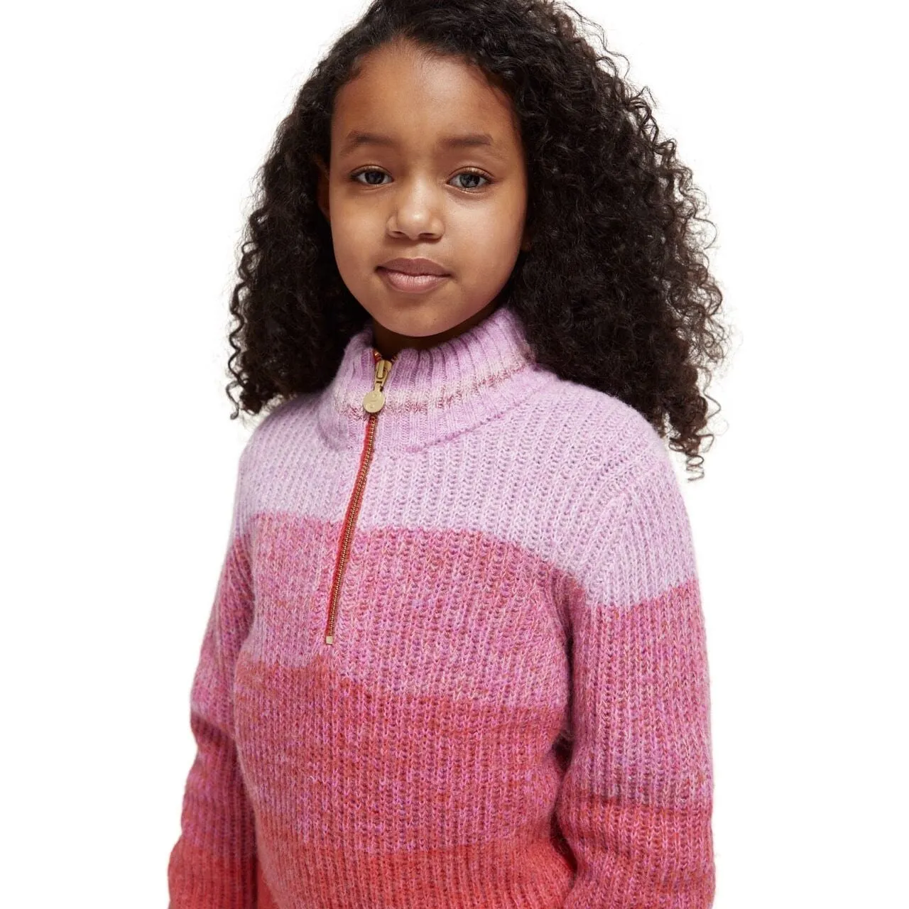 Half-Zip Gradient Pullover