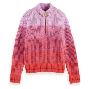 Half-Zip Gradient Pullover