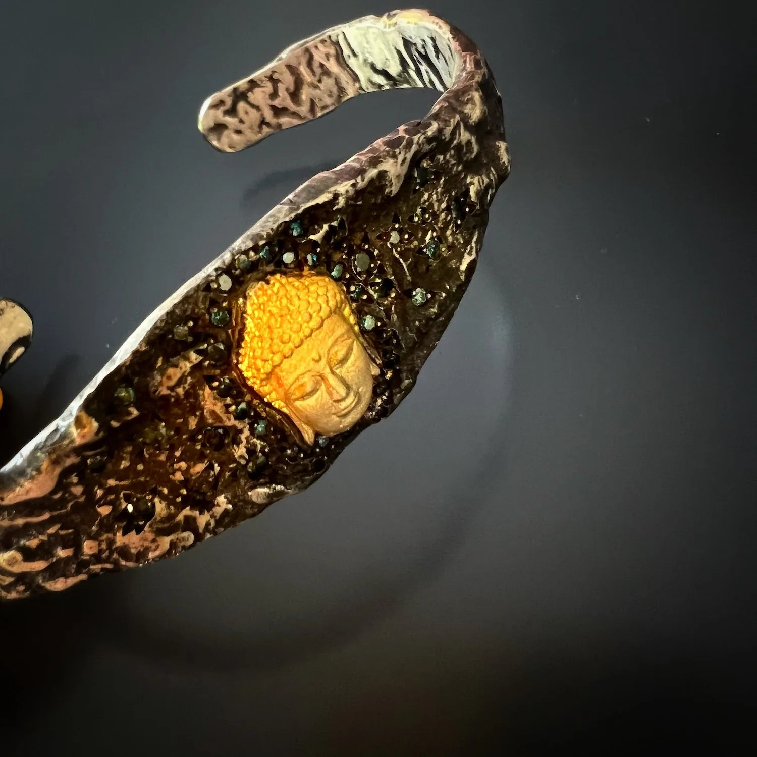 Handmade Buddha Bangle Bracelet