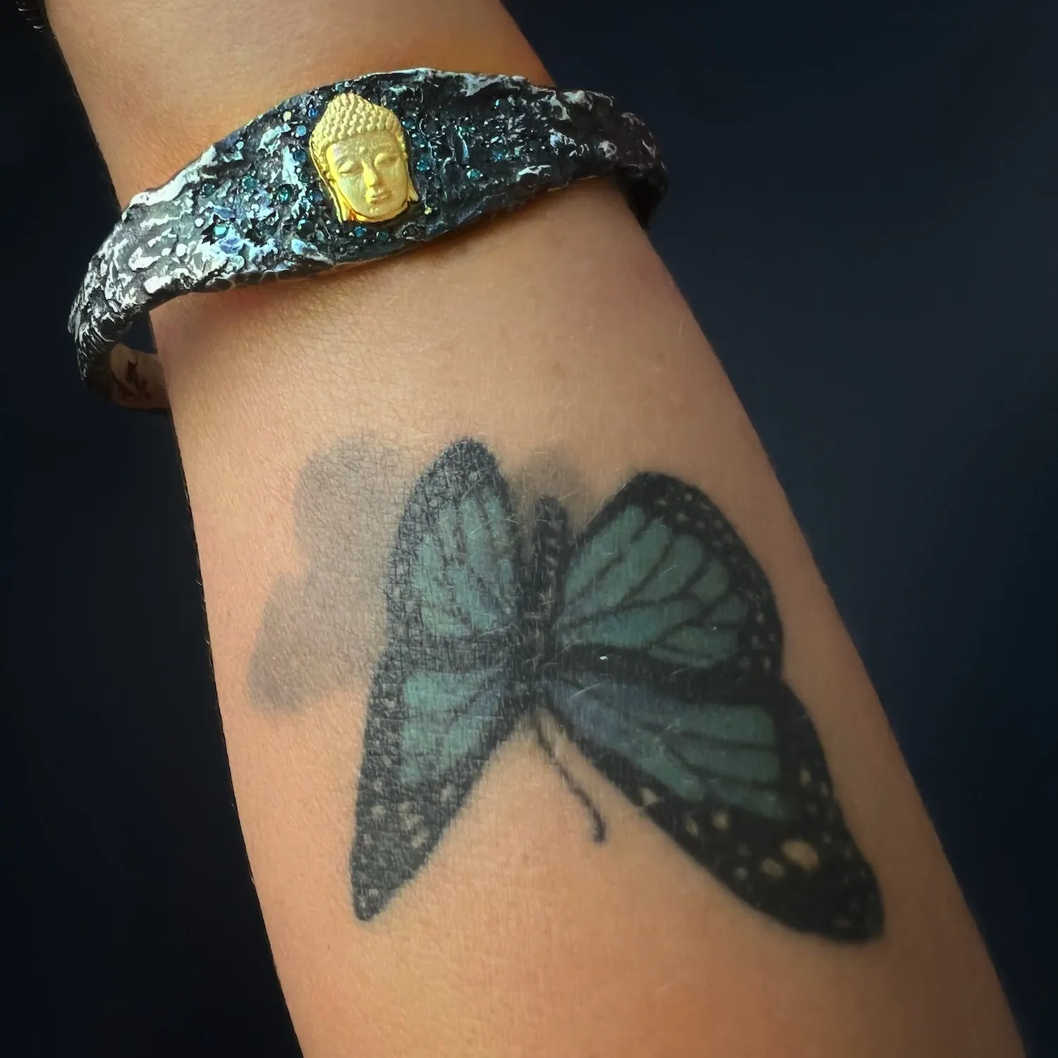 Handmade Buddha Bangle Bracelet