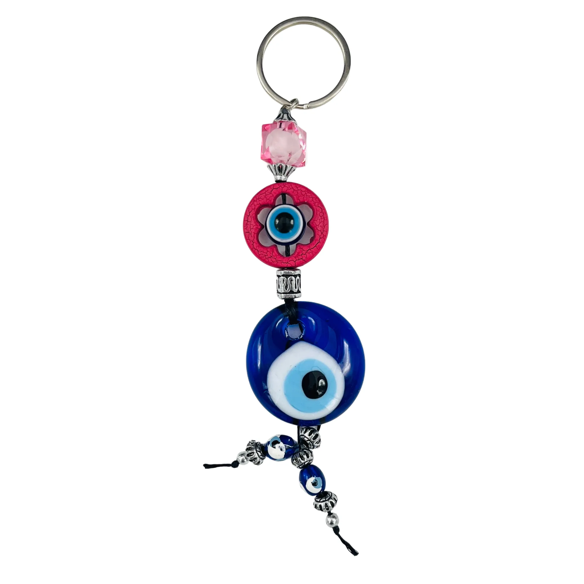 Handmade Evil Eye Beads Keychain
