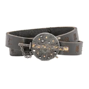 Handmade Gold And Diamond Bushido Bracelet
