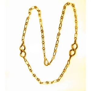 Handmade Interlock Chain Necklace Designer Fashion Jewelry For Gift