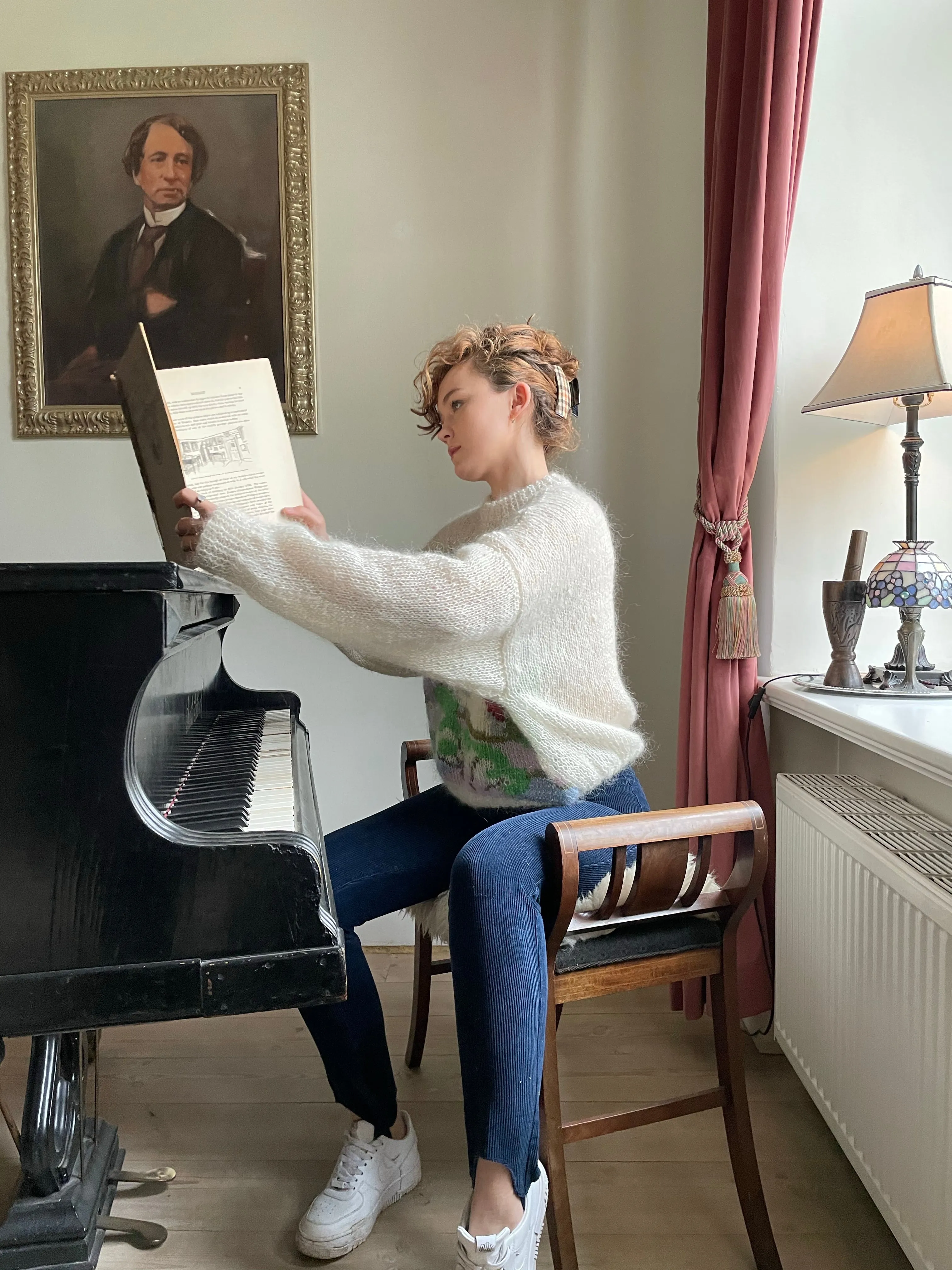Handmade landscape jumper